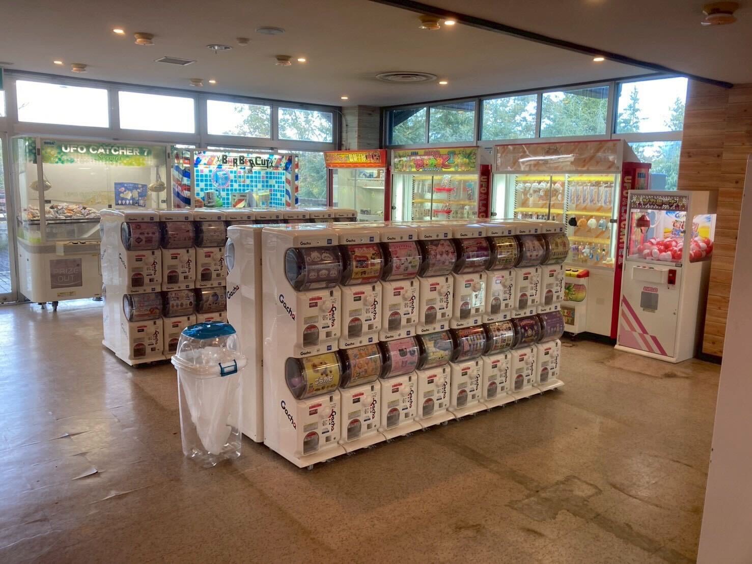 温泉施設のガチャ設置事例